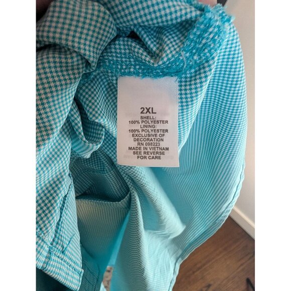 Magellan Outdoors Men's Aransas Pass Mini Check Short Sleeve Shirt - 2XL - Picture 7 of 11